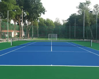 Sơn 2 lớp có Cao Su chống nứt POLYURETHANHE TOPSPORTS trên nền ciment