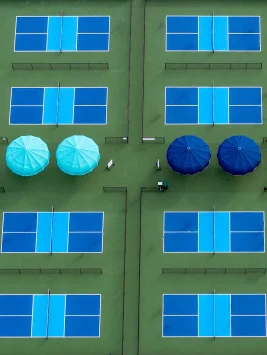 Sơn sân pickleball kinh tế 6 lớp SPORTTEK nền nhựa
