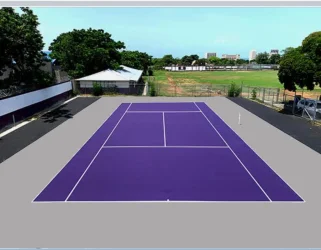 Nền hạ sân tennis