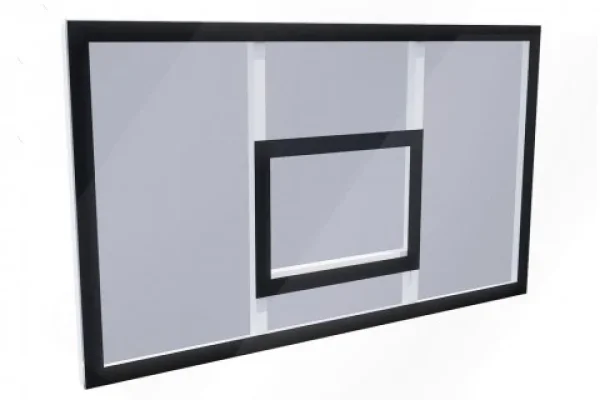 Bảng bóng rổ chuyên nghiệp. Kính siêu bền 1828mm*1067mm*10mm.