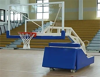 Trụ bóng rổ di động điều chỉnh độ cao cho công ty và tập luyện 1527mm x 927mm x 10mm