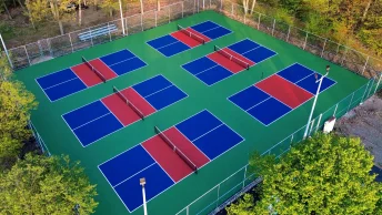   Sơn Sân Picklleball Hạt Cao Su Lớn 1mm chuyên nghiệp