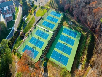 Thi công sân tennis 8 lớp USOPEN LAYKOLD 2026
