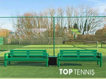 Băng ghế ngồi sân tennis đôi