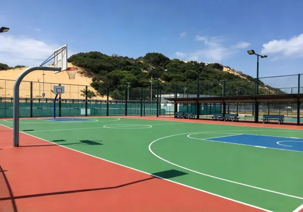 Sơn sân bóng rổ 3 lớp NOVASPORTS USA trên nền nhựa